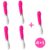 pack 4+1 louver silicone vibe pink