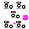 Pack 4+1 Penis Ring Nut Liquid Silicone 25 mm