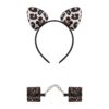 Tigerlla Handcuffs and Headband Set