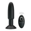 remote-controlled anal plug with vibration and rotation - usb