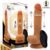 adriano realistic dildo vibrating with internal up and down beads