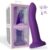 color-changing dildo purple to pink size l 21 cm