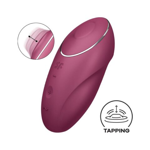 Tap and Climax 1 Vibrator and tapping  Red