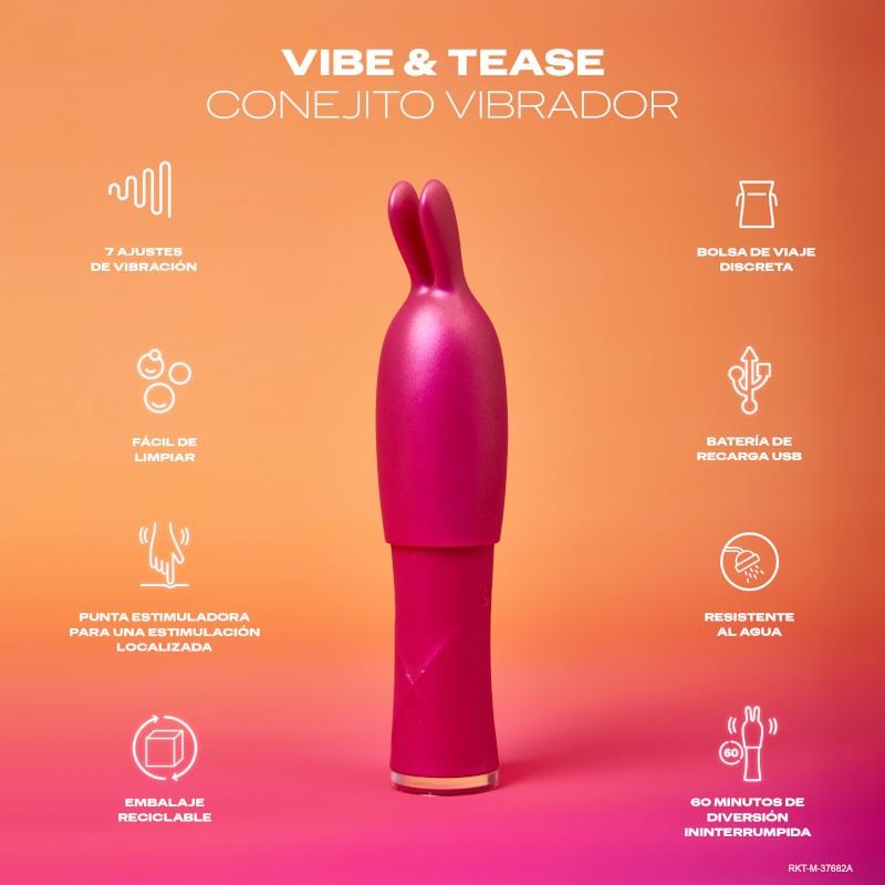 Vibrador 2 en 1 Vibe & Tease - Image 2