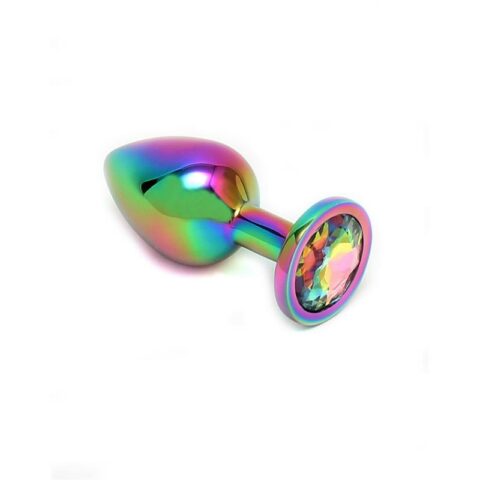 Analplugg och juvel i regnbågsfärger Plug Rainbow