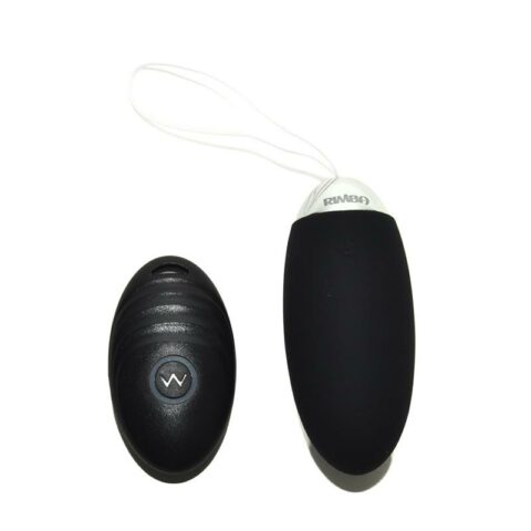 eiervibrator met afstandsbediening venice zwart 1