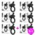 Pack 5+1 Dully Vibrating Penis Ring Magnetic USB Silicone
