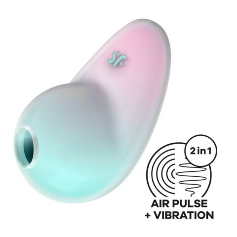 Pixie Dust Clitoris Sucker with Vibration Mint/Pink