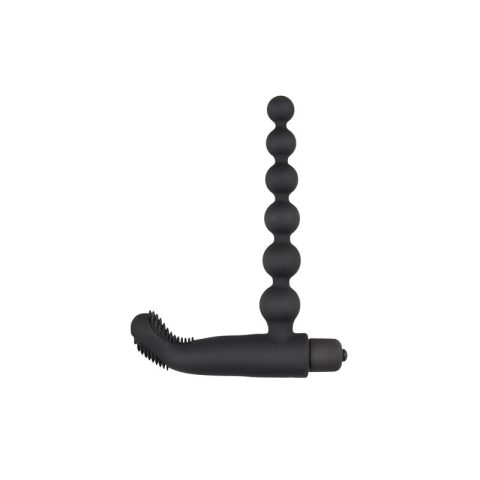Beaded Buddy Anal Vibrator - Black