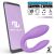 couple toy with app flexible silicone lavender