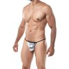 Skai Silver G-string Thong Size XL