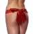 panties with bow red one size