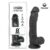 realistic dildo liquid silicone dual layer 8 black