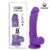 realistic dildo liquid silicone dual layer 8 purple