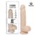 realistic dildo liquid silicone dual layer 8.25 white