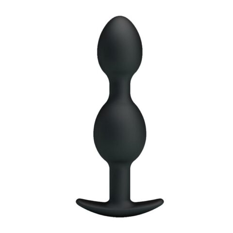 Pretty Love Silicone Anal Balls Black