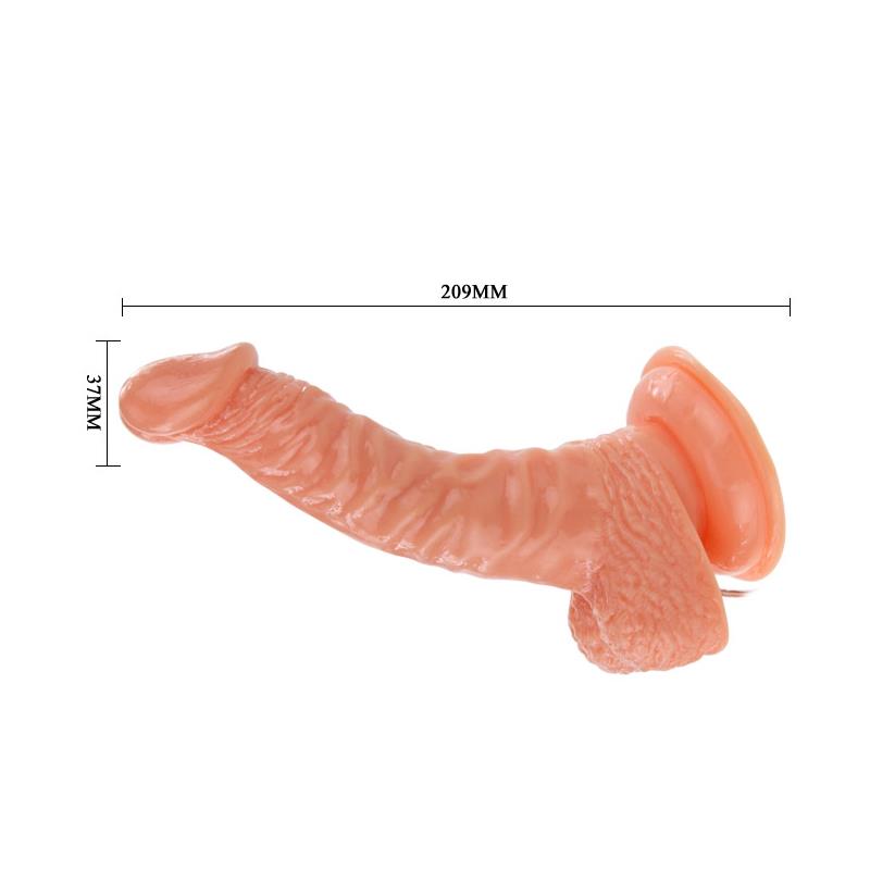 Baile Vibrating Dildo Flesh - Image 5