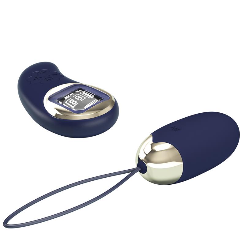 Mina Vibrating Egg with Digital Screem Remote control Blue - Image 4