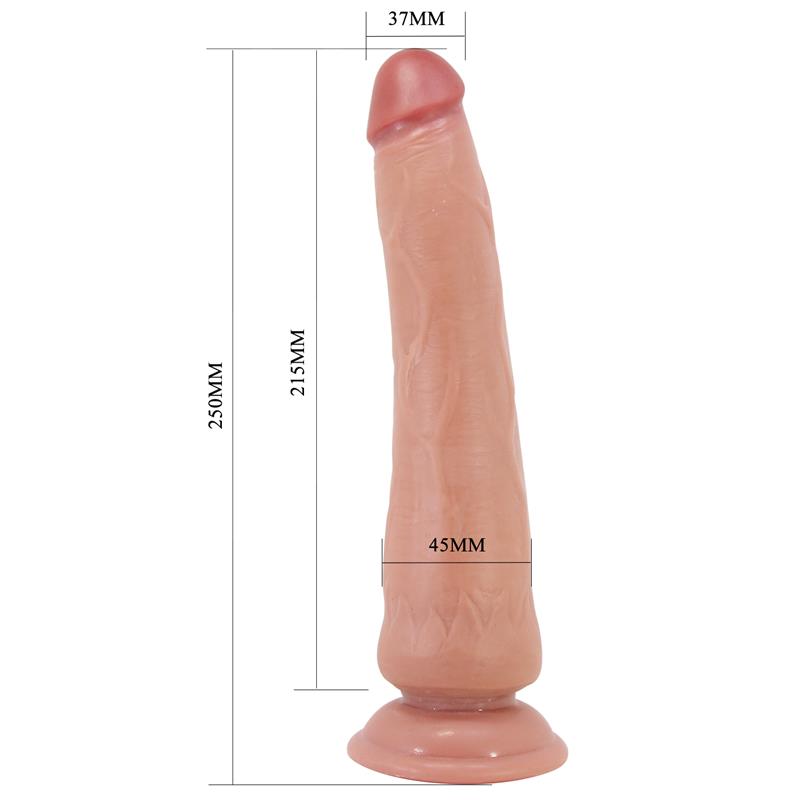 Sliding Skin Realistic Dildo Tan 25 cm - Image 5