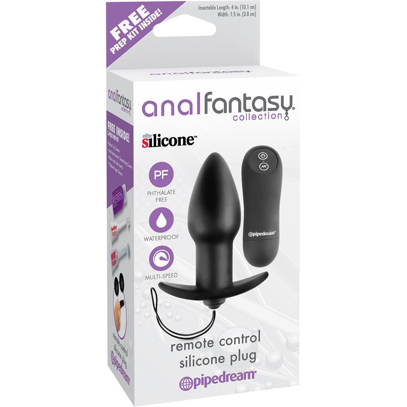 Remote Control Silicone Butt Plug - Colour Black Remote Control Silicone Butt Plug - Colour Black - Image 5
