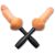 2 Penis-Shaped Maracas 25 cm