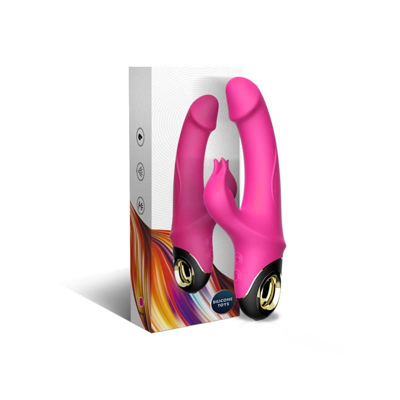 360º Rotation Rabbit vibrator Pink 360º Rotation Rabbit vibrator Pink - immagine 4