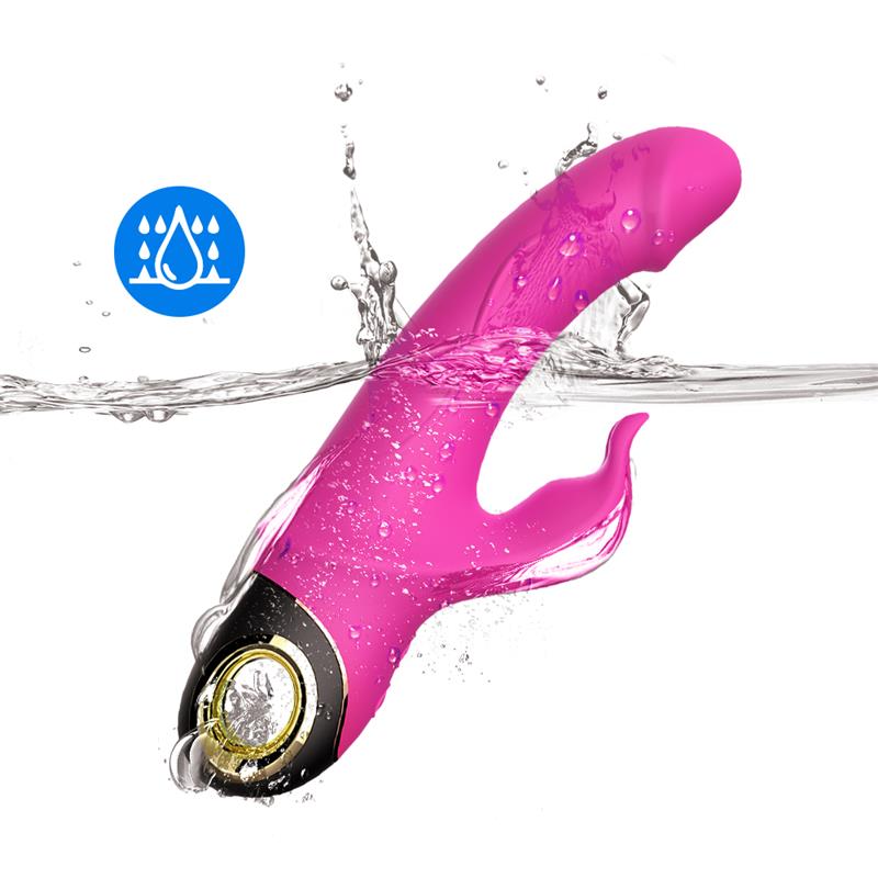 360º Rotation Rabbit vibrator Pink 360º Rotation Rabbit vibrator Pink - immagine 12