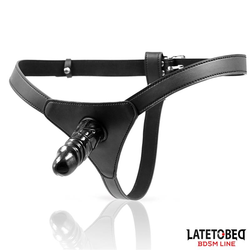 Strap-on regolabile con dildo semi-realistico Strap-on regolabile con dildo semi-realistico - immagine 2