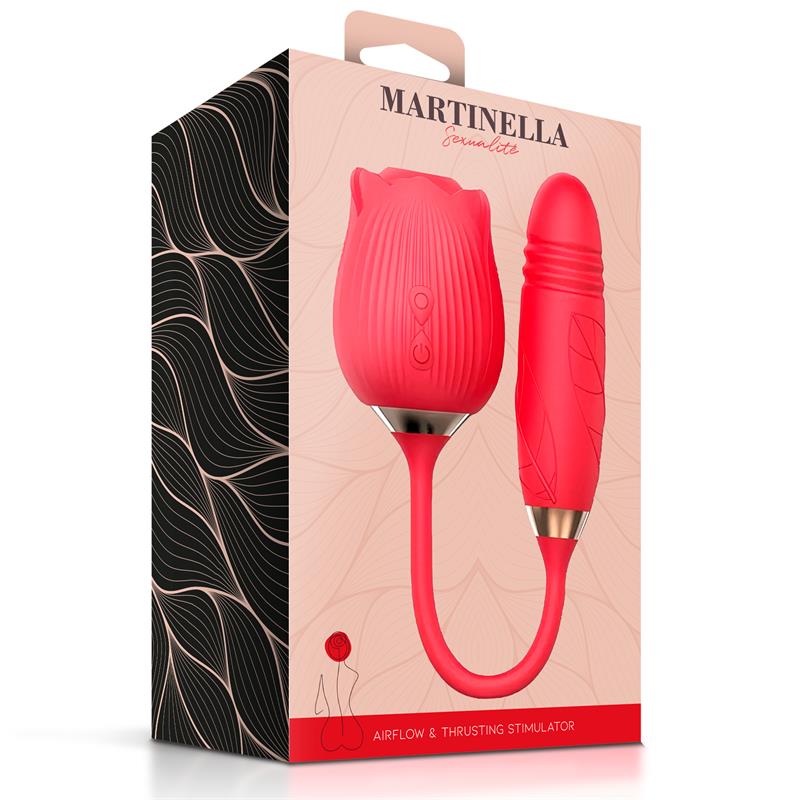 Stimolatore a rosa Airflow con ovetto a spinta USB Stimolatore a rosa Airflow con ovetto a spinta USB - immagine 7