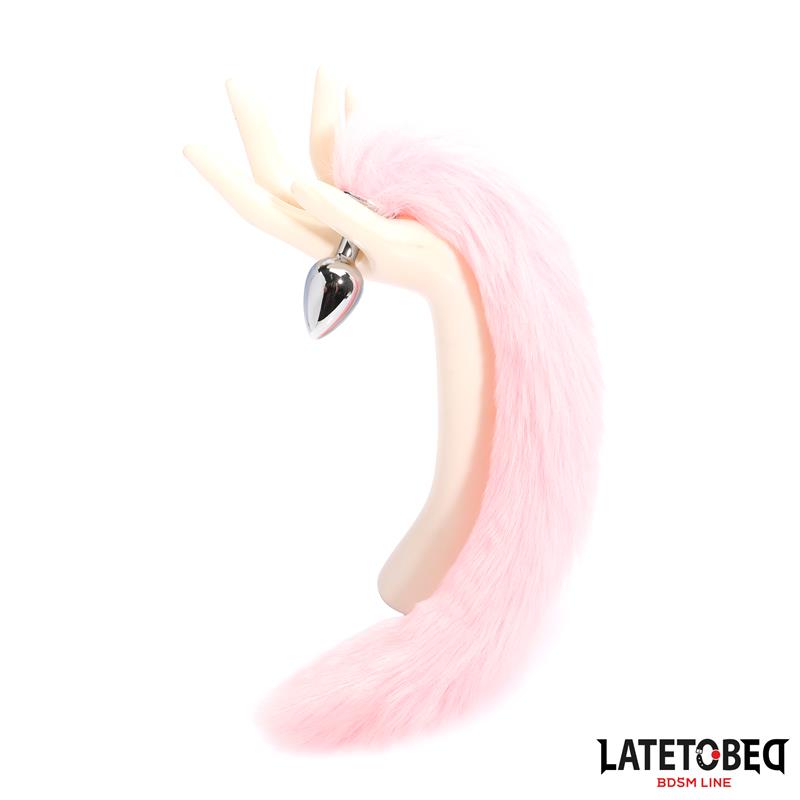 Anal Plug with Fox Tail Pink 40 cm Anal Plug with Fox Tail Pink 40 cm - immagine 9