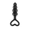 Anal Stimulator Beaded Luv Probe Black Anal Stimulator Beaded Luv Probe Black