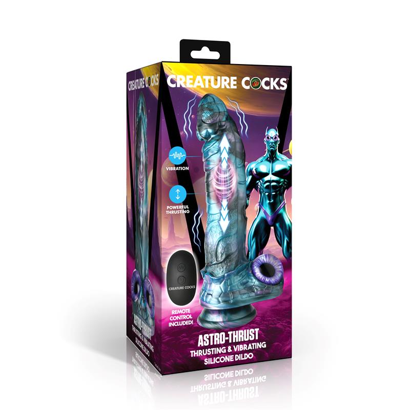 Astro-Thrust Thrusting and Vibrating Dildo Astro-Thrust Thrusting and Vibrating Dildo - immagine 8