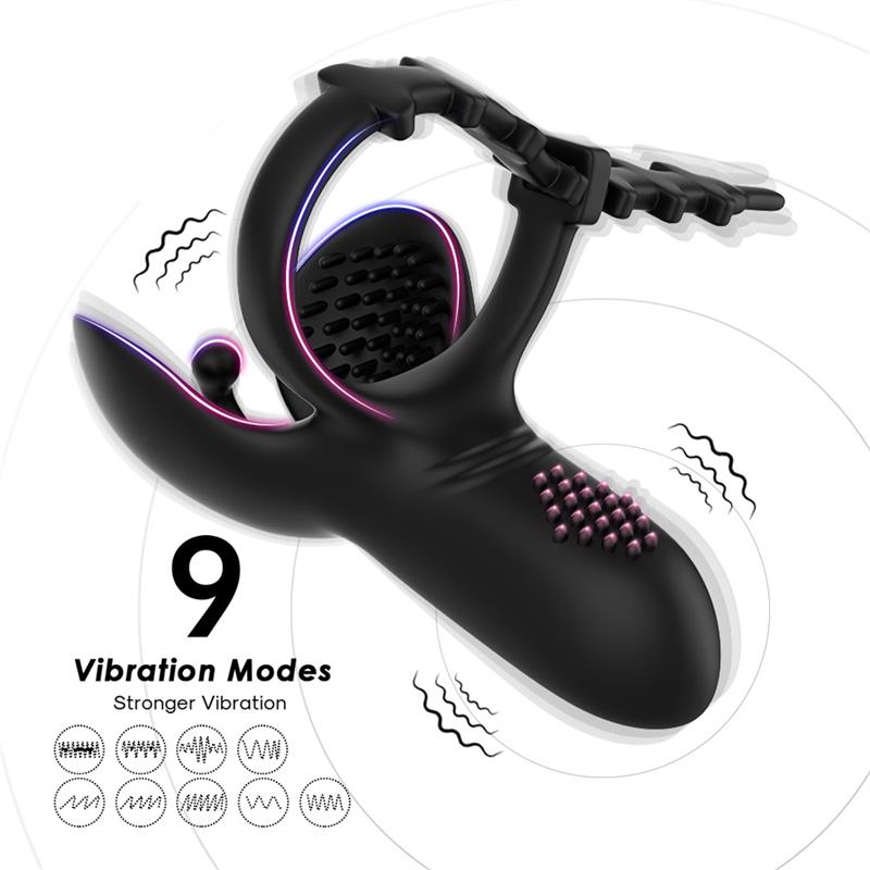 Ball Pack and Penis Vibrating Ring Adjustable Ball Pack and Penis Vibrating Ring Adjustable - Image 4