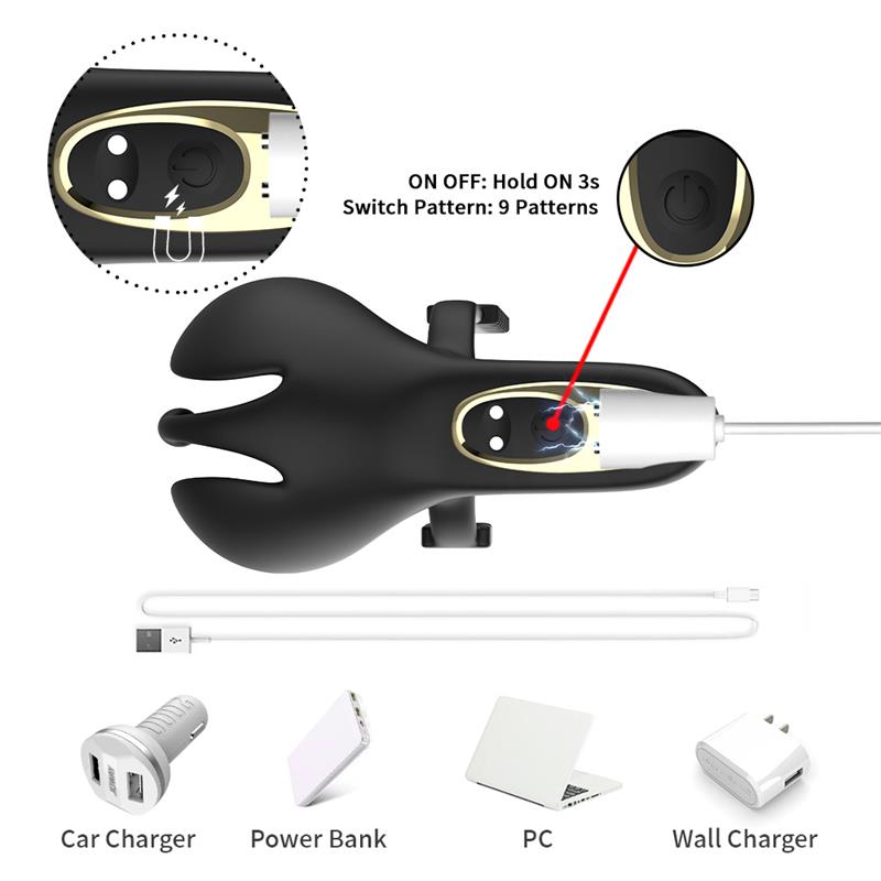 Ball Pack and Penis Vibrating Ring Adjustable Ball Pack and Penis Vibrating Ring Adjustable - Image 8