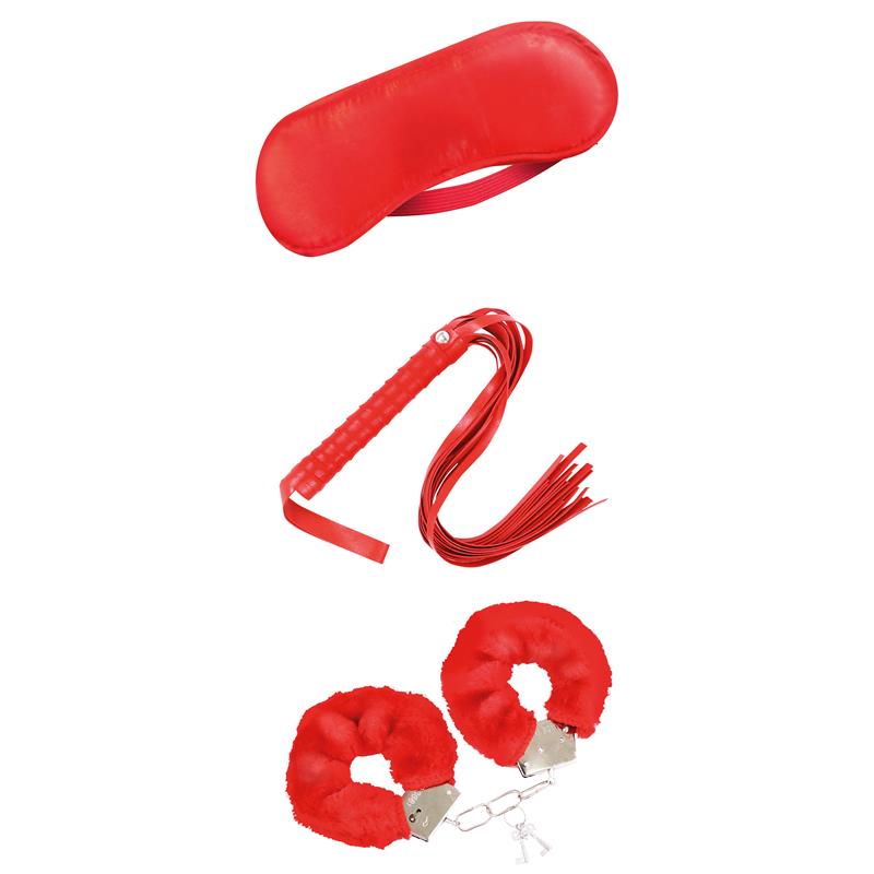 Set bondage per principianti, 3 pezzi, rosso Set bondage per principianti, 3 pezzi, rosso - immagine 4
