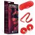 Set bondage per principianti, 3 pezzi, rosso Beginners Bondage Set 3 Pieces Red