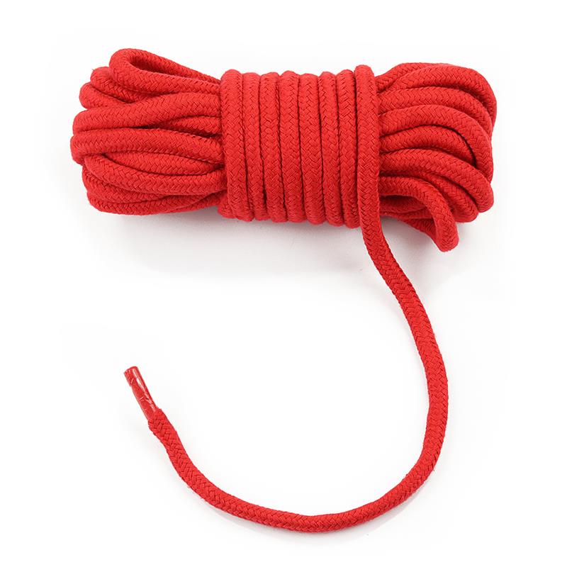 Bondage Rope Soft Red Bondage Rope Soft Red - Image 3