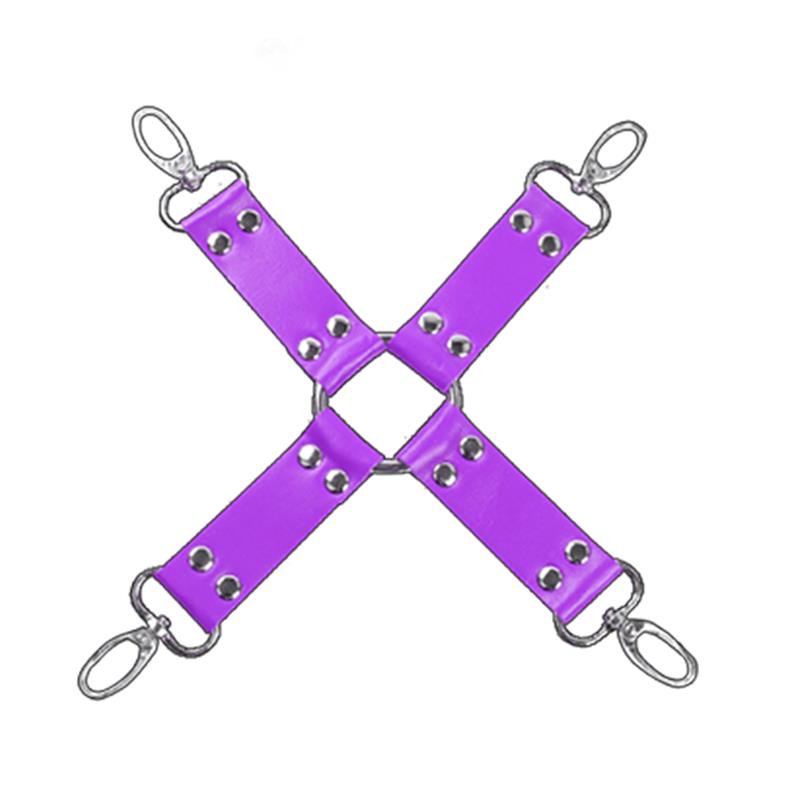 Set bondage 10 pezzi Viola Set bondage 10 pezzi Viola - immagine 8
