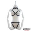 Bra and Panties Bondage Set with Chains Bra and Panties Bondage Set with Chains