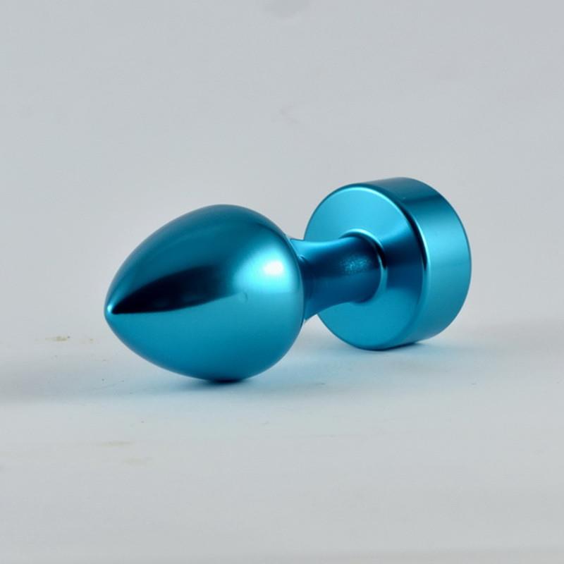 Butt Plug Blue Rosebud with Jewel Butt Plug Blue Rosebud with Jewel - immagine 2