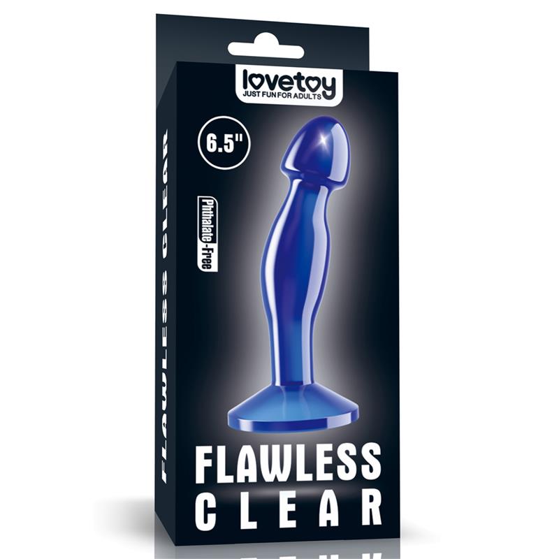 Butt Plug Flawless Clear Blue 6.5 Butt Plug Flawless Clear Blue 6.5 - Image 7