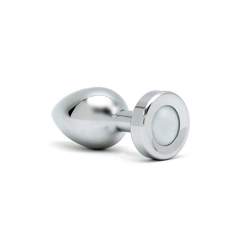 Butt Plug with Led Lights Pisa Silver Butt Plug with Led Lights Pisa Silver - Image 4