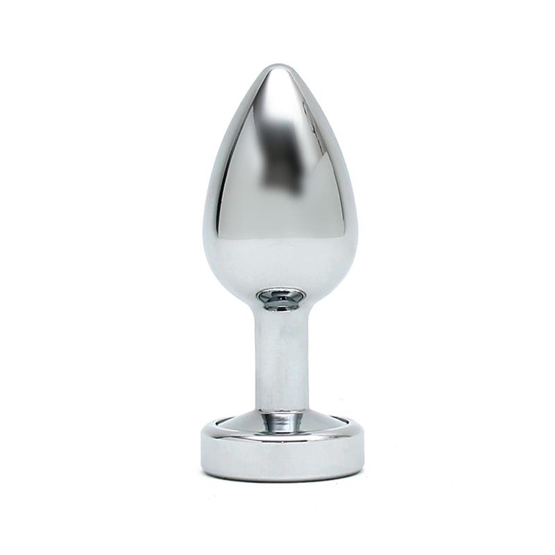 Butt Plug with Led Lights Pisa Silver Butt Plug with Led Lights Pisa Silver - Image 2