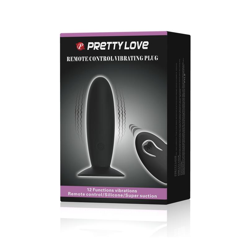 Butt Plug with Remote Control Black Butt Plug with Remote Control Black - Image 9
