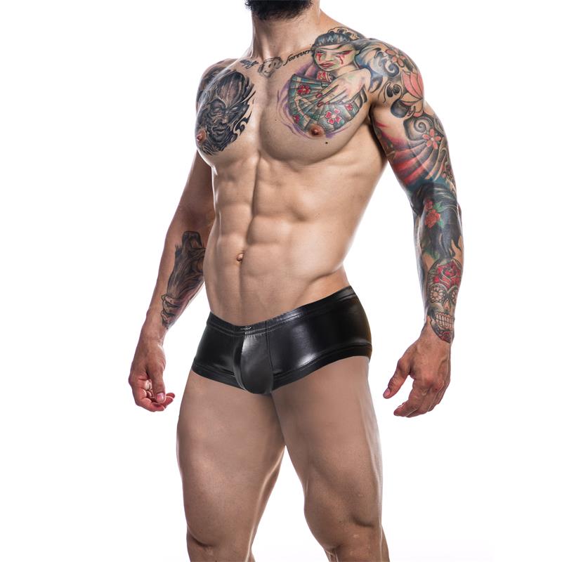 C4M Booty Shorts Leatherette Black C4M Booty Shorts Leatherette Black