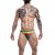 C4M01 Slip bikini a vita bassa arcobaleno C4M01 Low Rise Bikini Brief Rainbow
