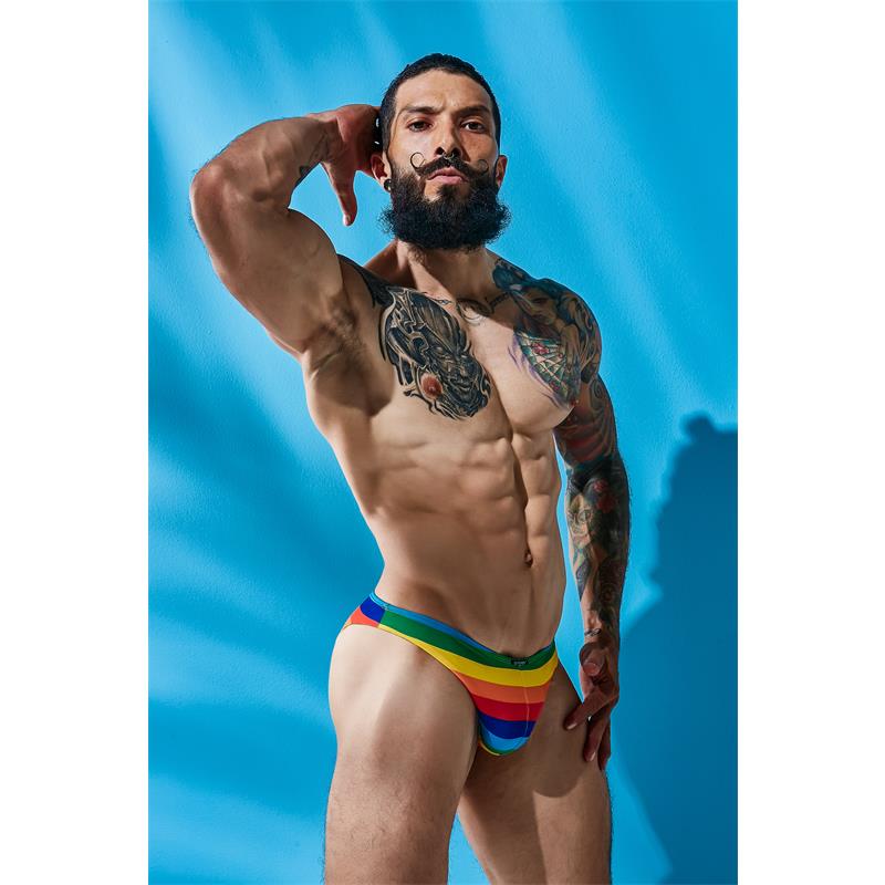C4M01 Slip bikini a vita bassa arcobaleno C4M01 Slip bikini a vita bassa arcobaleno - immagine 5