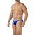 C4MSPXBUL01 Slip a vita bassa con inserti in rete, blu elettrico C4MSPXBUL01 Low Rise Bulge Brief Mesh Electric Blue