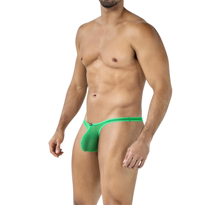 C4MSPXBUL04 Perizoma con rigonfiamento Plus Verde C4MSPXBUL04 Thong Bulge Plus Green