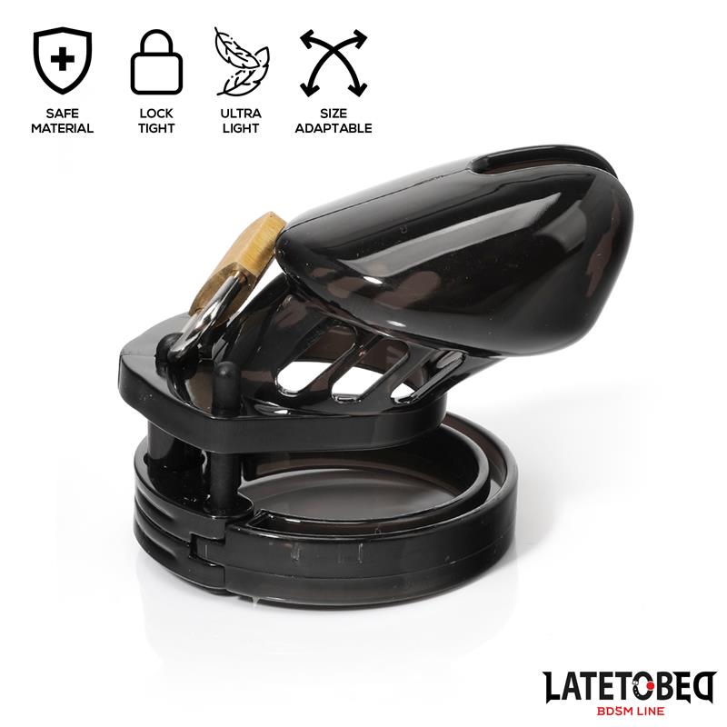 Chastity Penis Cage Short Black Chastity Penis Cage Short Black - Image 5